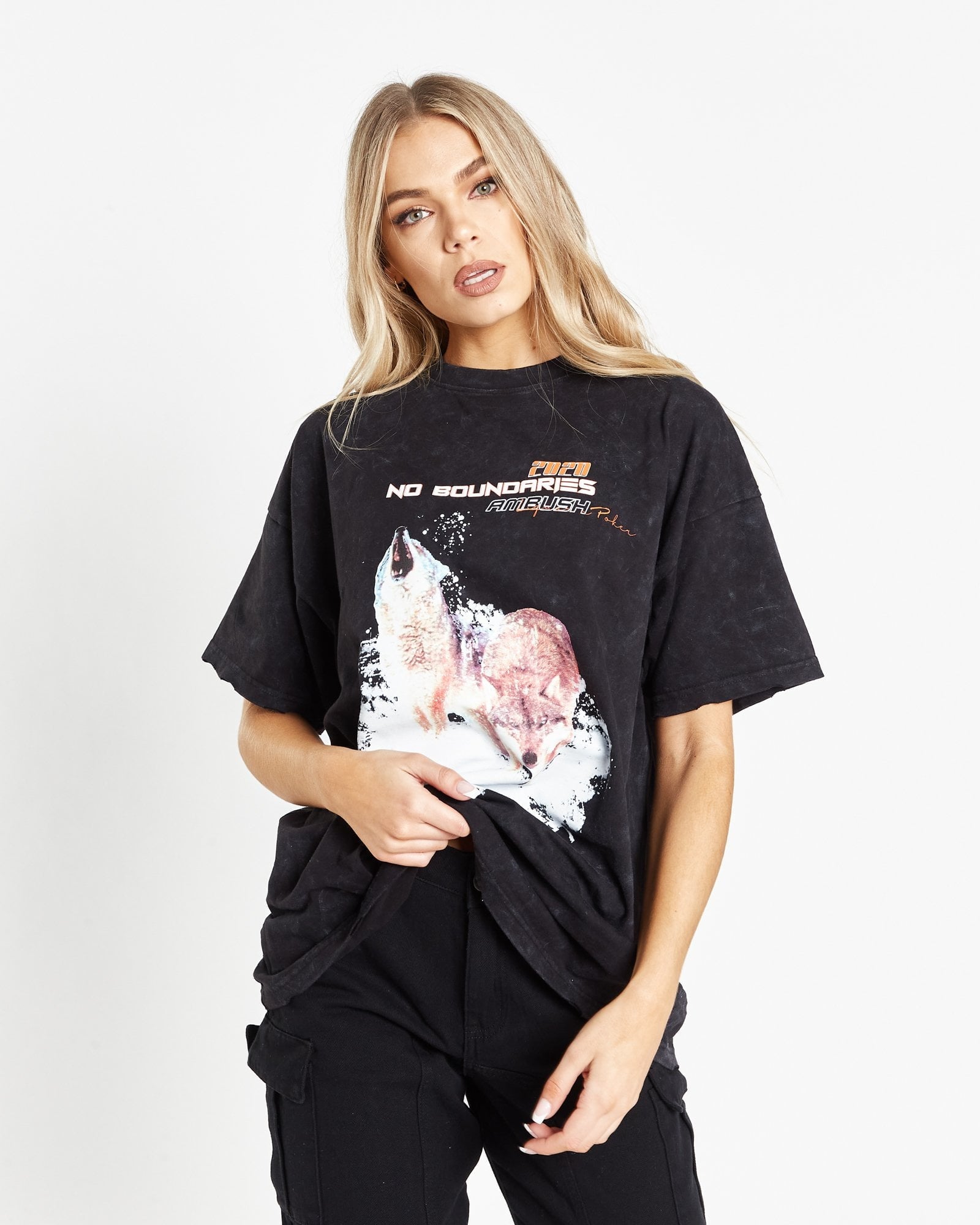 No Boundaries Ambush Oversized T Shirt - Liquor n Poker