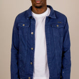 Norton Slim Fit Navy Denim Jacket - Liquor n Poker