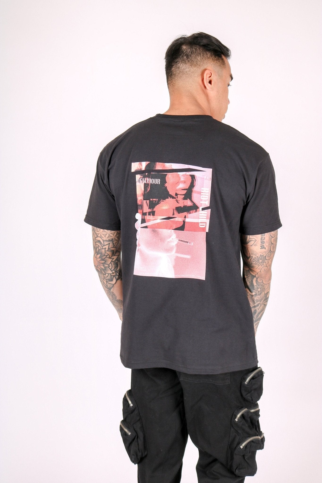 Riot Child Oversized T Shirt In Black - Liquor n Poker
