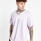 Utility Printed Lilac T-Shirt - Liquor n Poker