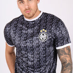 Vintage Football Shirt Members Only Club Jersey In Black - Liquor n Poker